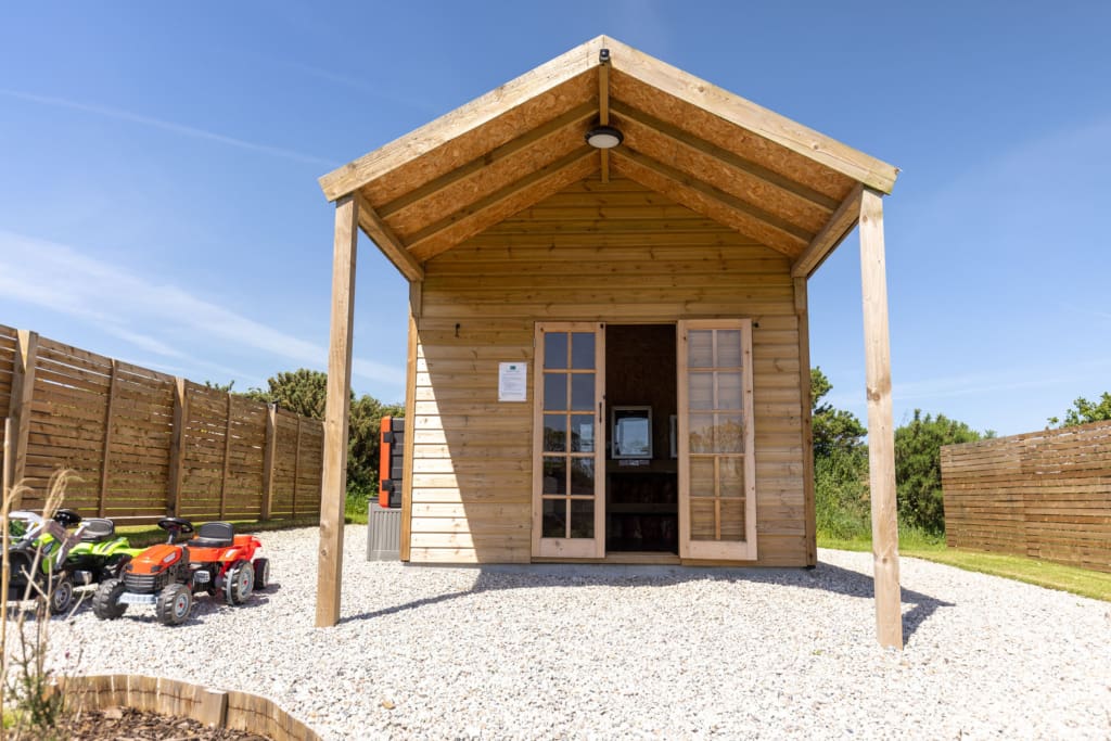 Honesty shop at The Beeches Glamping Cornwall